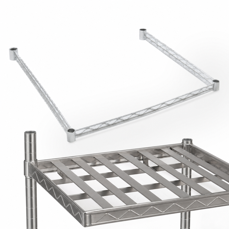 Product image #3 for Eagle Group 3-Sided Double Truss Frame, 24 x 24 Inches, Stainless Steel