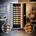 Thumbnail image #3 for Turbofan P12M Full-Size 12-Pan Electric Proofer/Holding Cabinet with Glass Door