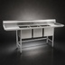 Thumbnail image #3 for Eagle S16 Series 3-Compartment 304 Stainless Steel Sink with 18-Inch Right-Hand Drainboard, 89-1/2 Inches Wide
