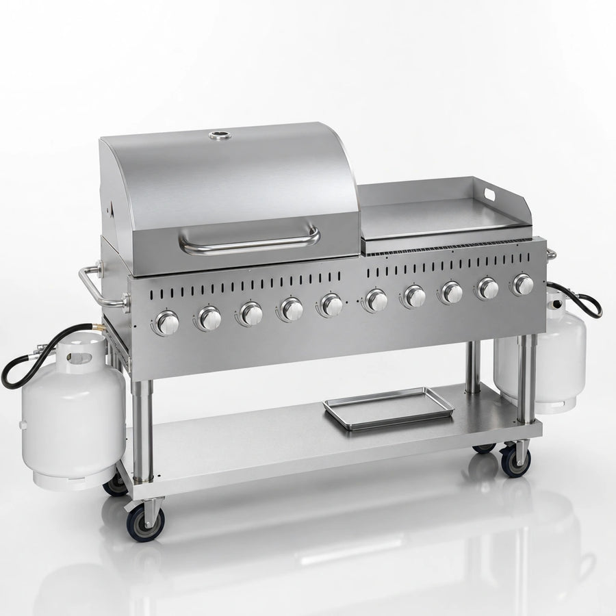 13-Gauge 304 Stainless Steel Construction