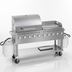 Thumbnail image #3 for KoolMore 72-Inch 10-Burner Commercial Outdoor Propane Gas Grill with 36-Inch Roll Dome Cover and 36-Inch Griddle