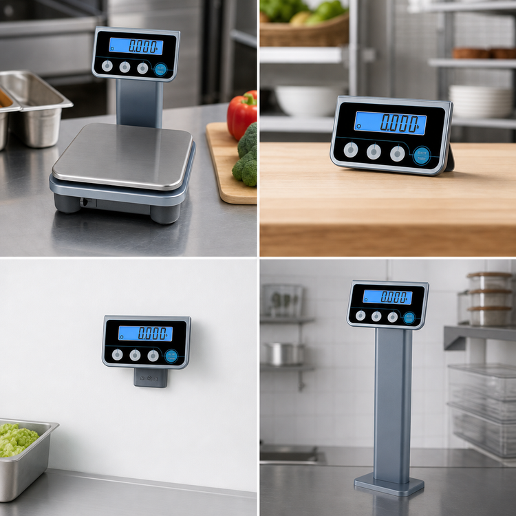 Product image #3 for Escali Small Portion Control Digital Scale with 4-In-1 Multi-Mount Backlit Display, 13 lb Capacity
