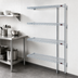 Thumbnail image #3 for Eagle Group 4-Tier Chrome Wire Shelving Add-On Unit, 48W x 18D x 74H