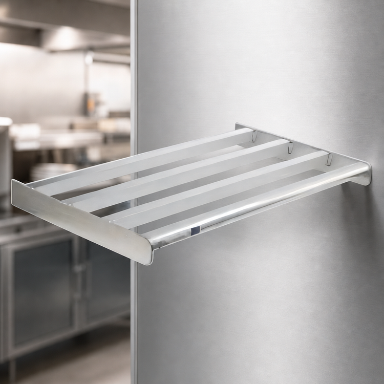 Product image #3 for New Age H.D. Series Heavy-Duty Cantilever Shelf, 48 x 24 Inches, Aluminum, 900 lb. Capacity