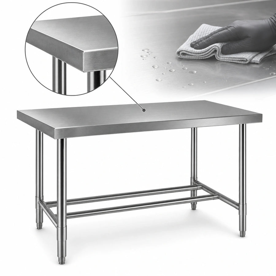 18-Gauge Stainless Steel Top
