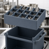 Thumbnail image #4 for Cambro 12-Compartment Polyethylene Cutlery Rack Only for Tray & Dish Carts, Slate Blue