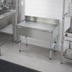 Thumbnail image #3 for Advance Tabco Special Value Series Free-Standing Bar Type Drainboard with 4-Inch Backsplash, 30 x 18 x 33 Inches