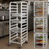 Thumbnail image #3 for Channel Lifetime Tough AXD-UTR-11 Extra Heavy-Duty Universal Steam Table Pan Rack, Aluminum, 21 x 26 x 64 Inches