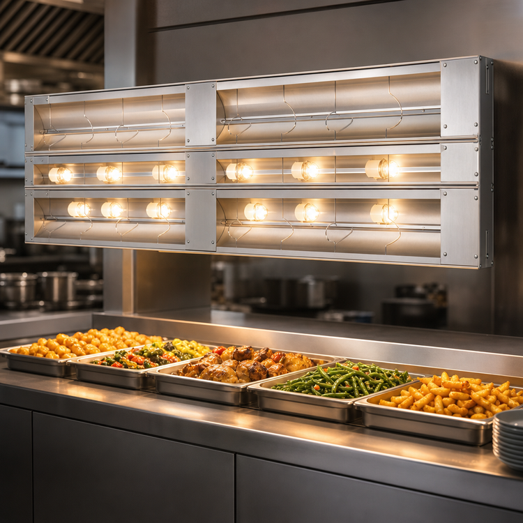 Product image #3 for Hatco Glo-Ray 54-Inch Lighted Infrared Strip Heater