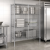 Thumbnail image #3 for Metro Super Erecta Stationary Chrome-Plated Wire Security Cage, 38-1/2