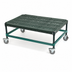 Thumbnail image #3 for QuadPlus Mobile Dunnage Rack with 3-Sided Frame and Louvered Polypropylene Mat, 48 x 24 x 14 Inches