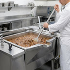 Thumbnail image #2 for Firex (Middleby) Betterpan UDBRG038AV1 38 Gallon Gas Tilting Skillet Pressure Braising Pan with Programmable Touch Screen Controls