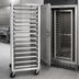 Thumbnail image #3 for Metro Pass-Thru Aluminum Roll-In Refrigerator Rack for 11 Full-Size 18 x 26 Pans