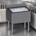 Thumbnail image #3 for CHOICE Extra Deep 48-Inch Stainless Steel Underbar Ice Bin with Open-Channel Backsplash, 185 lb. Capacity