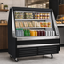 Thumbnail image #3 for Everest Refrigeration 48-Inch Horizontal Open Display Merchandiser, Self-Contained Bottom Mount, Black
