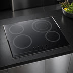 Thumbnail image #3 for Summit Commercial CR4B23T5B 23-1/4-Inch Built-In 4-Burner Radiant Electric Cooktop, Black Ceramic Glass, Digital Touch Controls