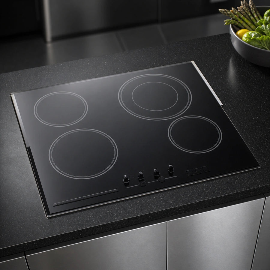 Black Schott Ceramic Glass Surface