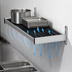 Thumbnail image #3 for Fermod Vented Wall-Mounted Shelf Unit, 31 Inch Wide x 18 Inch Deep, Anodized Aluminum