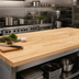 Thumbnail image #3 for Boos Block Northern Hard Rock Maple Blended Rails, Edge Grain Kitchen Countertop, 72