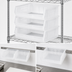 Thumbnail image #3 for Metro Clear Stacking or Hanging Supply Bin, 10-7/8 x 16-1/2 x 5 Inches