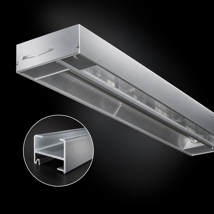 Product image #3 for RedHots 132-Inch Lighted High-Watt Remote Strip Heat Lamp, Single Rod, 208V