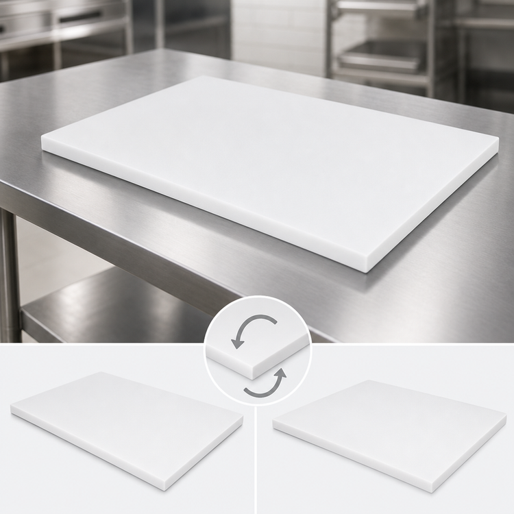 Product image #3 for John Boos Reversible Poly Work Table Top Replacement, 36 x 24 x 3/4 Inch