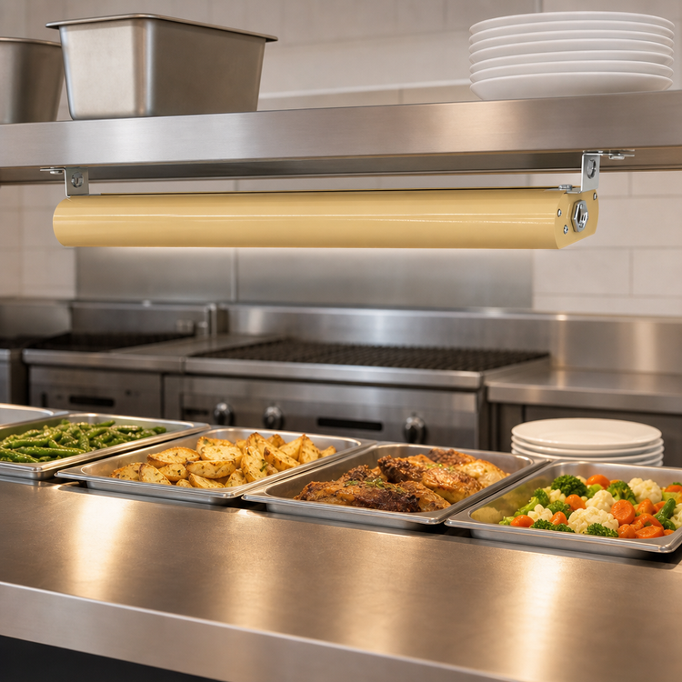 Product image #3 for Vollrath 84-Inch Low Profile Unlighted Strip Heat Lamp