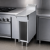 Thumbnail image #3 for Garland Cuisine 12-Inch Heavy-Duty Stainless Steel Spreader Cabinet with Open Base and 7-Inch Backguard