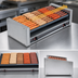 Thumbnail image #3 for Roll-A-Grill 27-Hot-Dog Slanted Countertop Hot Dog Roller Grill, 10 Chrome Rollers, 230V