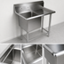 Thumbnail image #3 for John Boos Pro-Bowl 1-Compartment Sink with Right Drainboard