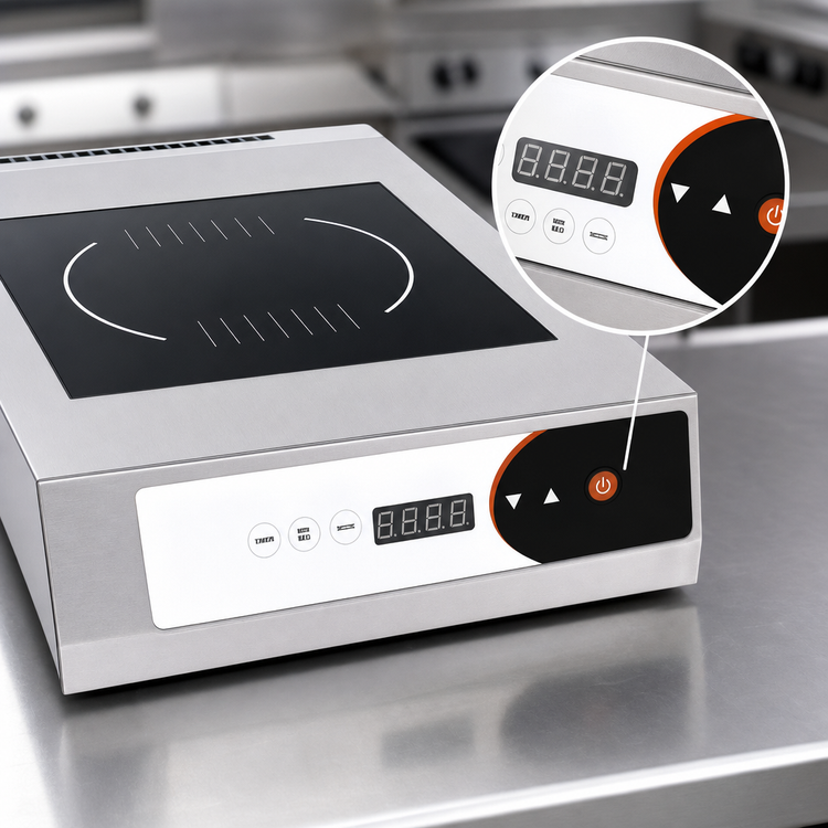 Product image #3 for DIPO Induction Portable Countertop Single-Burner Induction Range, 2.6 kW, 208/240V