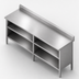 Thumbnail image #3 for John Boos Open-Front Stainless Steel Work Table with 5-Inch Rear Riser, 84 x 24 Inches