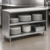Thumbnail image #3 for Eagle Spec-Master Open Front Plate Cabinet with Stainless Steel Top, 84 x 15 Inch