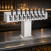 Thumbnail image #3 for Wide Base Tee Draft Beer Tower, Countertop, Glycol-Cooled, 10 Faucets, Polished Chrome