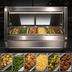 Thumbnail image #3 for Howard-McCray 40E Series 6-Well Full-Service Hot Food Case, Black Exterior, 100.5-Inch Wide