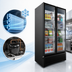 Thumbnail image #3 for Elite Series 26.7 Cu. Ft. Two-Section Reach-In Glass Door Refrigerated Display Merchandiser
