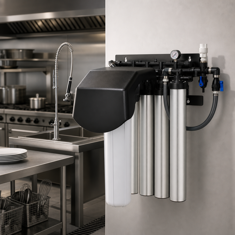 Product image #3 for Everpure Endurance High Flow Quad Commercial Water Filtration System, 200,000-Gallon, 15 GPM, 0.2 Micron