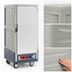 Thumbnail image #3 for Metro C5 3 Series 3/4 Height Heated Holding and Proofing Cabinet, Gray, Combination Module, Full-Length Solid Doors, Lip Load Slides