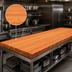Thumbnail image #3 for Boos Block American Cherry Edge Grain Kitchen Countertop, 132 x 32 x 3 Inch, Oil Finish