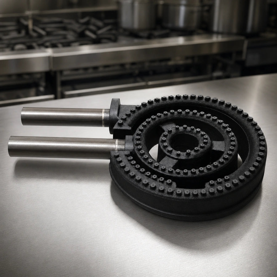 Three-Ring Burner Design