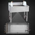 Thumbnail image #3 for Underbar Basics™ 24-Inch Wide Stainless Steel Cocktail Ice Bin with 7-Circuit Cold Plate