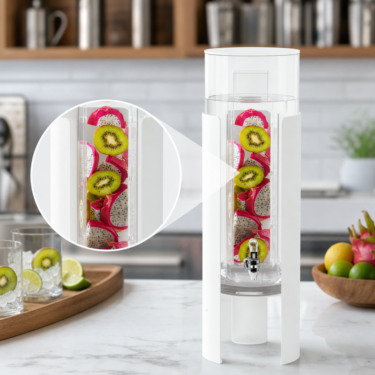 Product image #3 for Cal-Mil Juno Single 3 Gallon Beverage Dispenser with Infusion Chamber