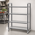 Thumbnail image #3 for Cambro Camshelving Elements XTRA 4-Tier Solid Stationary Starter Polymer Shelving Unit, 21