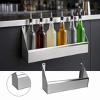 Thumbnail image #3 for Glastender, Inc. CHOICE C-SR-33 33-Inch x 5-Inch Single Stainless Steel Speed Rail with Keyhole Mounting