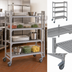 Thumbnail image #4 for Cambro Camshelving Premium 4-Tier Mobile Starter Polymer Shelving Unit, 24
