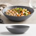 Thumbnail image #4 for American Metalcraft Mix & Matte 16 oz Round Melamine Bowl, Matte Gray