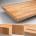 Thumbnail image #3 for John Boos Edge Grain Laminated Northern Hard Rock Maple Work Table Top, 120 Inch x 36 Inch x 1-1/2 Inch
