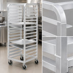 Thumbnail image #3 for Channel Manufacturing 400A Aluminum End-Load Bun Pan Rack, 30-Pan Capacity, 2-Inch Spacing