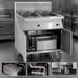 Thumbnail image #3 for Imperial 4-Battery Electric Floor Fryer with Built-In Space Saver Filter System and Tilt-Up Elements