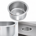 Thumbnail image #3 for Vollrath 12-1/4 Inch Round Drop-In Sink, Straight-Sided Bowl, 1 Compartment, 304 Stainless Steel